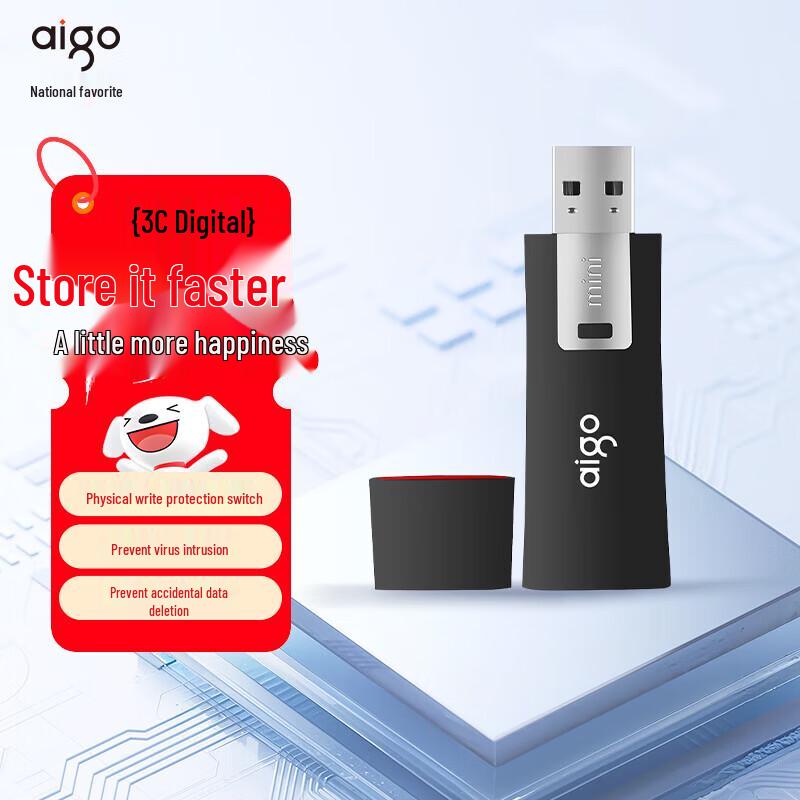 

aigo L8202 32GB USB 2.0 Write-Protected Flash Drive