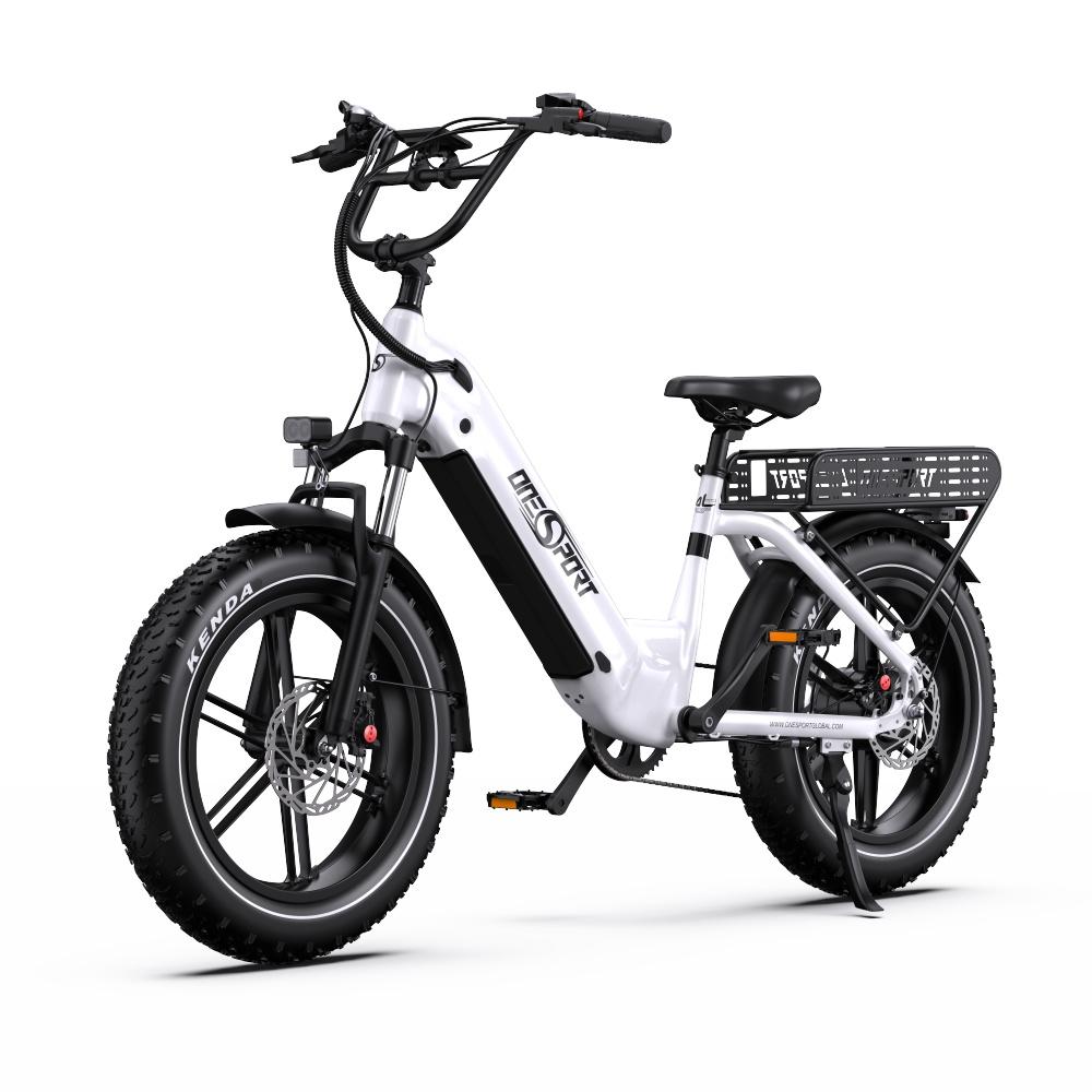 ONESPORT OT08 E-Bike für Erwachsene - 500W Reaktionsschneller Motor 48V18Ah Abnehmbarer Akku 120KG Tragfähigkeit Perfekt für den täglichen Gebrauch
