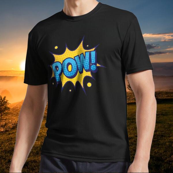 New item Comic Book StylePow Active Logo T-Shirt S