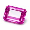 Natural Pink Sapphire Excellent Cut 10 Ct Loose Gemstone CERTIFIED Emerald Cut