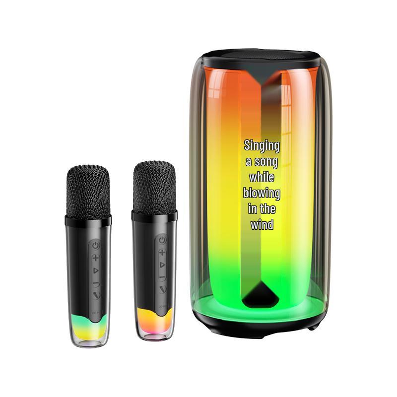 

Good Shepherd Wireless Karaoke System with Dual Mics and Lyric Display