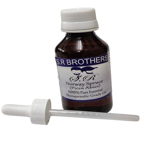 

S.R Brothers Norway spruce (Picea Abies) Pure & Natural Therapeutic Grade Essential Oil Plastic with Dropper 10 ml