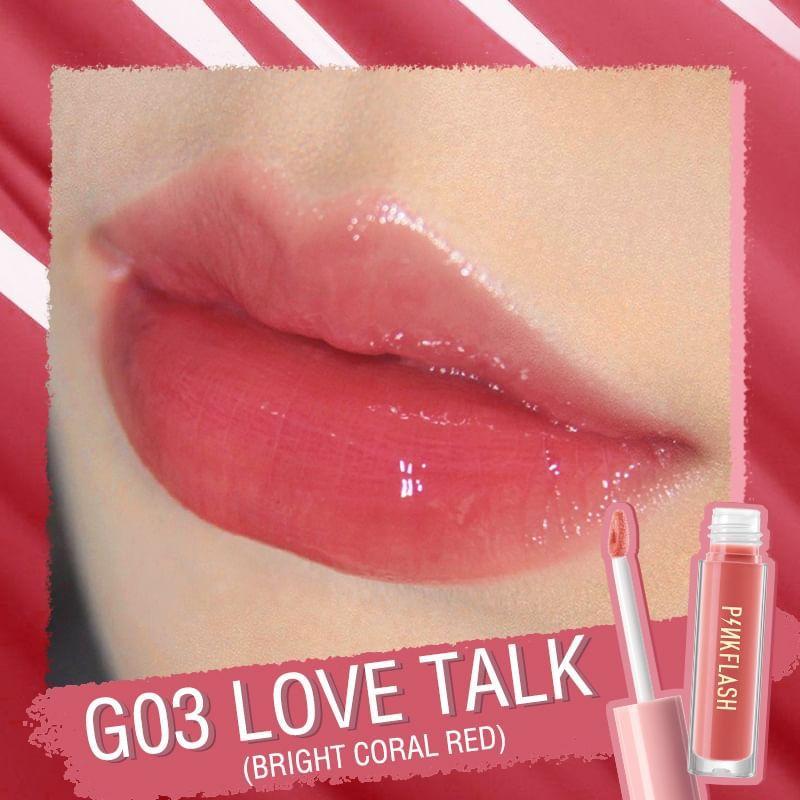 PINKFLASH - Lasting Glossy Lipgloss - 11 Colors