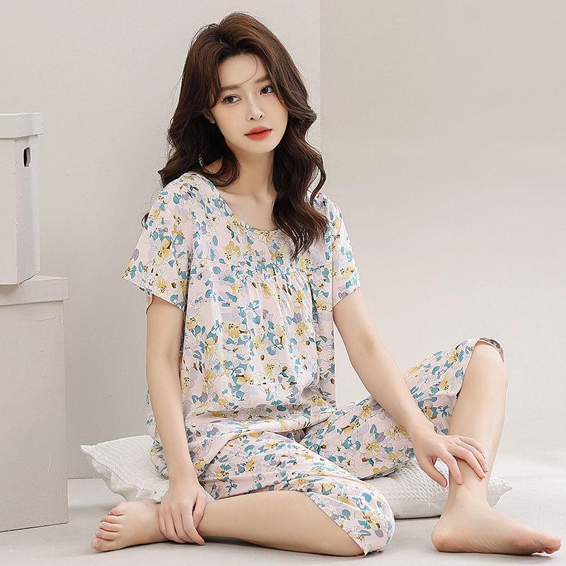 Хлопковые шелковые пижамы — фото 7