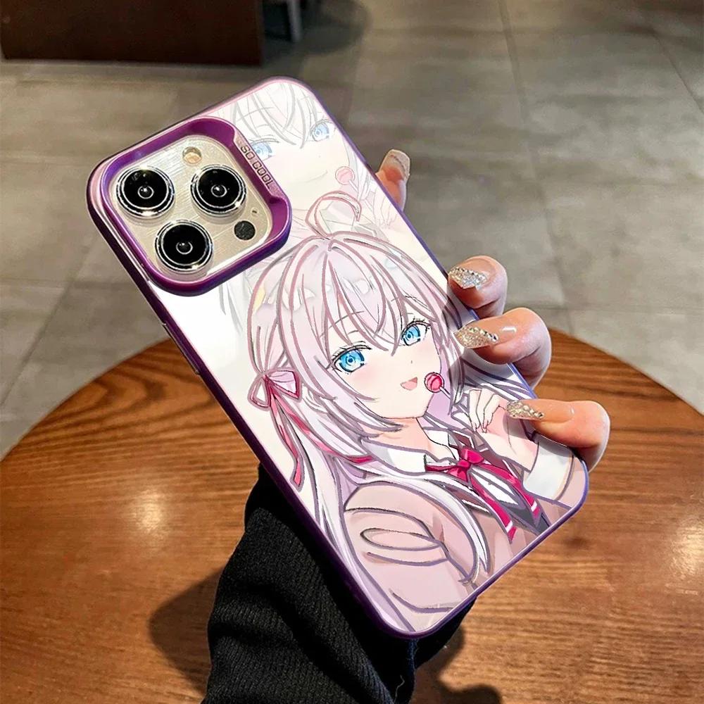 Kawaii Anime Girl Alya Phone Case For IPhone 16 15 14 13 12 11 Pro Max X XR XSMAX 8 7 Plus Candy Matte Shockproof Back Cover