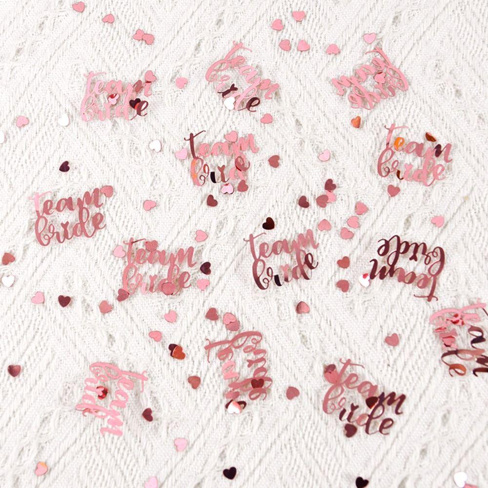 

DIY Team Bride Confetti Rose Gold Wedding Party Decoration Bridal Shower Decoration