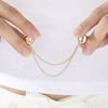 Multi-Function Magnetic Clothing Clip Button Leg Cuff Fixing Pin Shorten Trouser Clip  Jeans