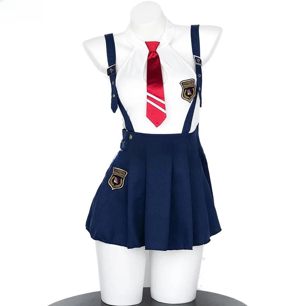 XXOO Erotic Sexy Japanese Anime Girl School Uniform College Student Outfits Cosplay Costume