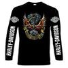 Harley Davidson Men's Long Sleeve T-Shirt, 100% Cotton, S To 6XL