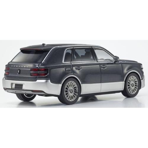 Kyosho Original 1/43 Toyota Century 'Reimei' Modellauto, Grau/Silber, Mittelbraunes Interieur, Druckguss KS03926GS