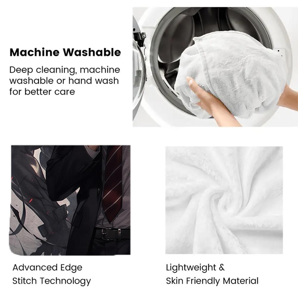 Light Yagami Print Thin Flannel Blanket for Bedrooms,Living Rooms,Sofas Blankets,Lunch Breaks,blankets Fluffy Blanket