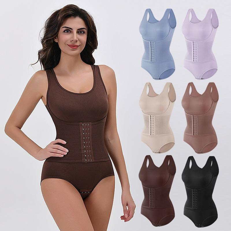 Dame Kroppsformende Midjeinnstrammende Rumpehevende Tettsittende Rumpehevende Ettstykke Korsett Midjeinnstrammende Magekontroll Bodysuit