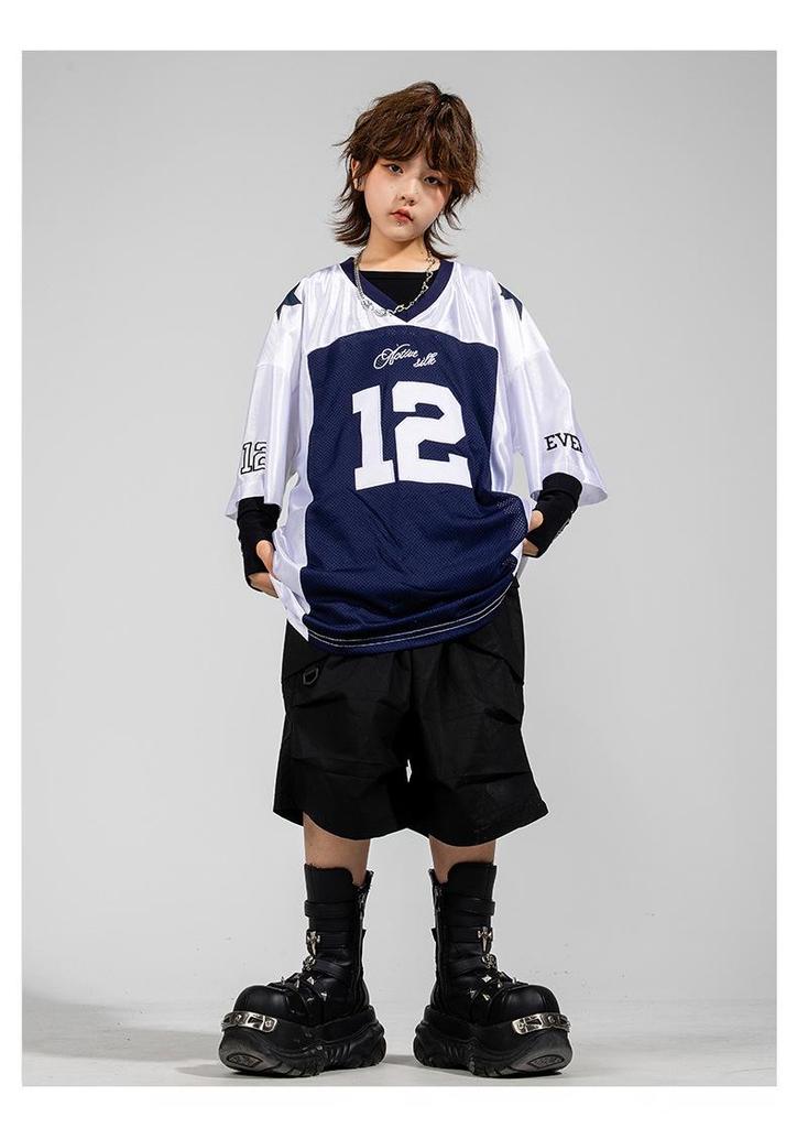 Kids' Silver Hip Hop Dance Costume Set for Boys & Girls