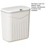 Kitchen Compost Bin with Lid Wall Mounted Garbage Can Bathroom Kitchen Waste Basket Bin