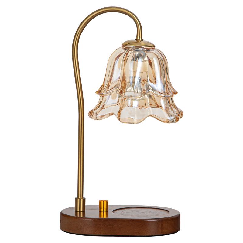 Aromatherapy Wax Melting Lamp with Essential Oil, No Flame, for Bedroom – Multifunctional Table Lamp and Fragrance Diffuser