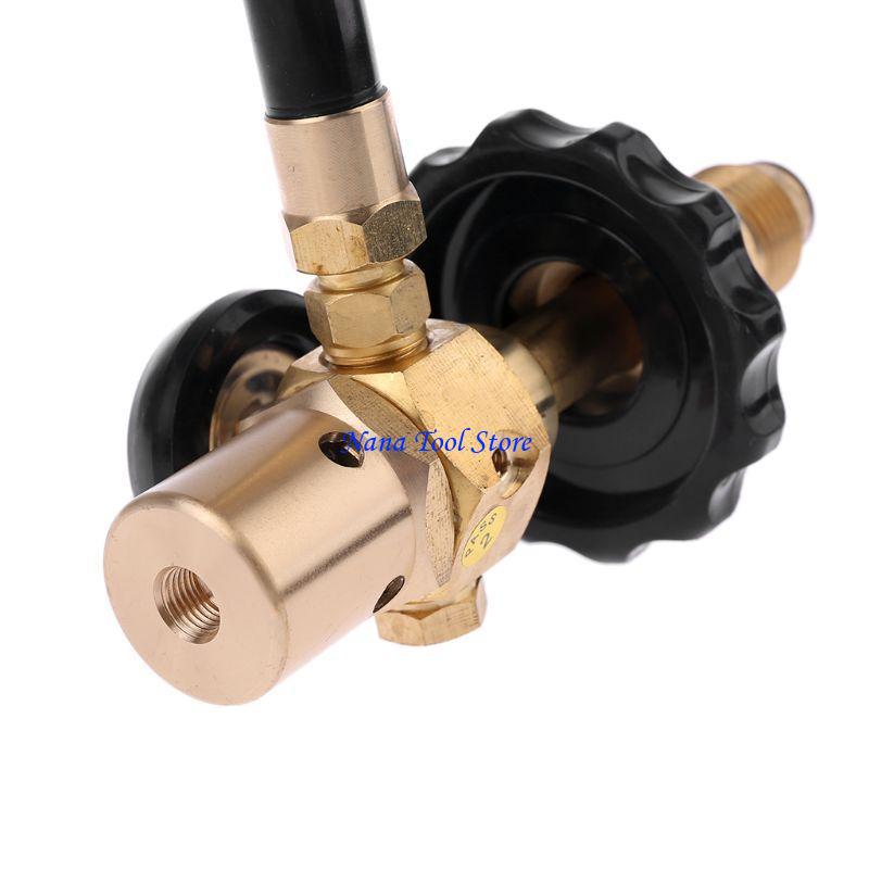 31GJ Brass Helium Latex Pressure Reducer With Pressure Gauge Fit for G5/8 for Tank