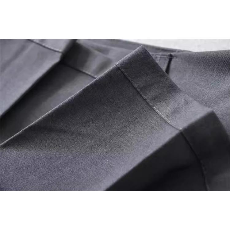 Damen Frühling Sommer Glamour Stil V-Taille Minirock Anti-Exposure A-Linie Figurschmeichelnd Schlankmachend Reiner-Wunsch Faltenrock