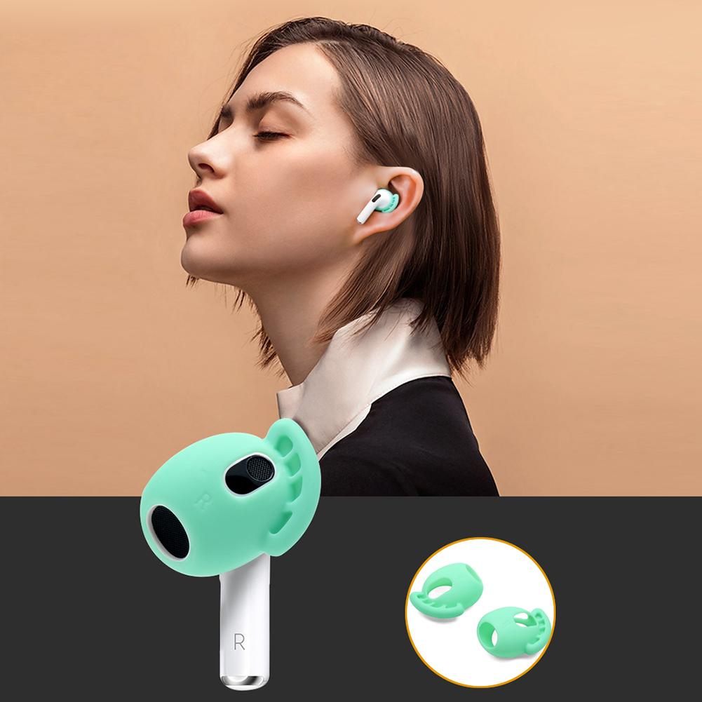 1 Pair Earphone Ear Caps Anti Slip Bluetooth-compatible Headphones Eartips Ear Caps for AirPods 3 Accessories