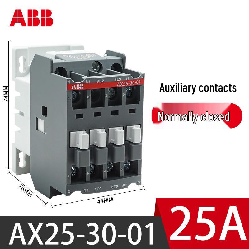 ABB AX09-30-10-80 Three-phase Contactor, 380V AC, AC220V, New Energy Model