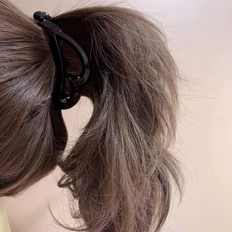Simple Banana Clip Large Hair Clip Female Fashion Hair Clip Hairpin Vertical Clip Back Head Hair Clip Korean Hair Accessories