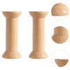 2 Pieces Empty Wooden Spools, 7.9 Cm.