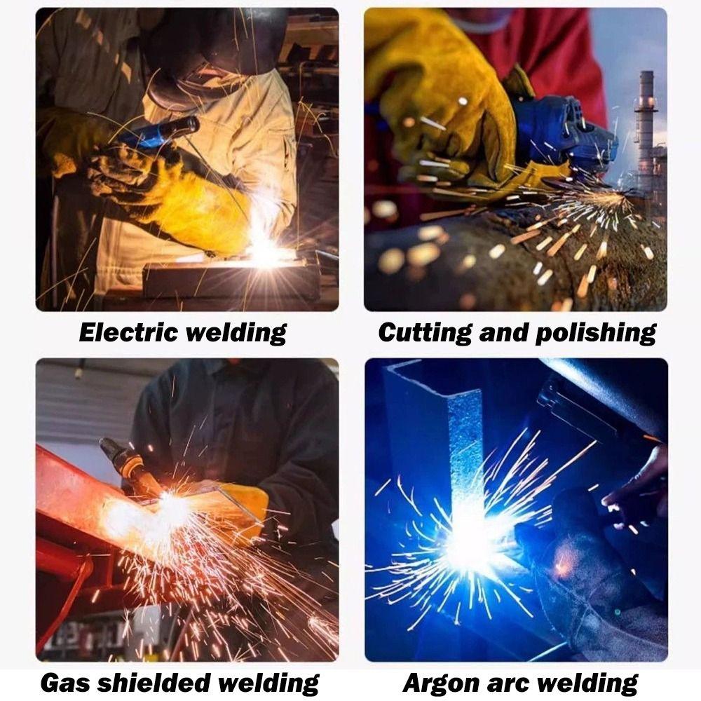 Cowhide Soldering Gloves Flame-retardant Welding Gloves New Labor Gloves