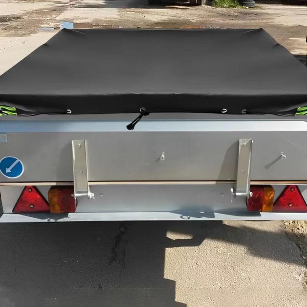 Universal Car Tarpaulin Trailer Cover Dustproof Trailer Protective Cover Trailer Supplies