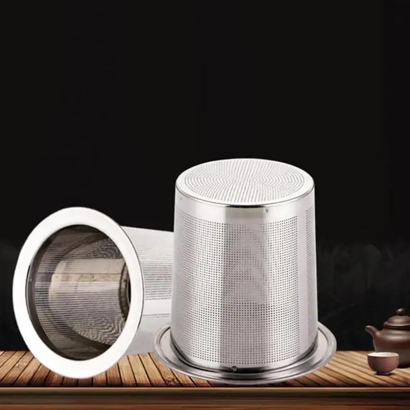 Stainless Steel Tea Infuser Silver Mesh Kitchen Accessories Safe Density Reusable Tea Strainer Herb Tea Accessories Tools
