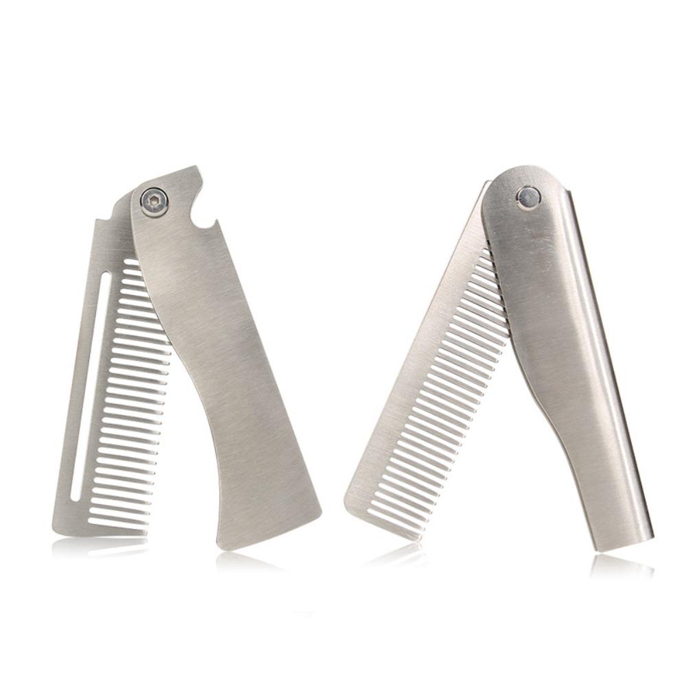 Folding Women Hair Comb Oil Head Styling Comb Retro Men Beard Comb  Gifts