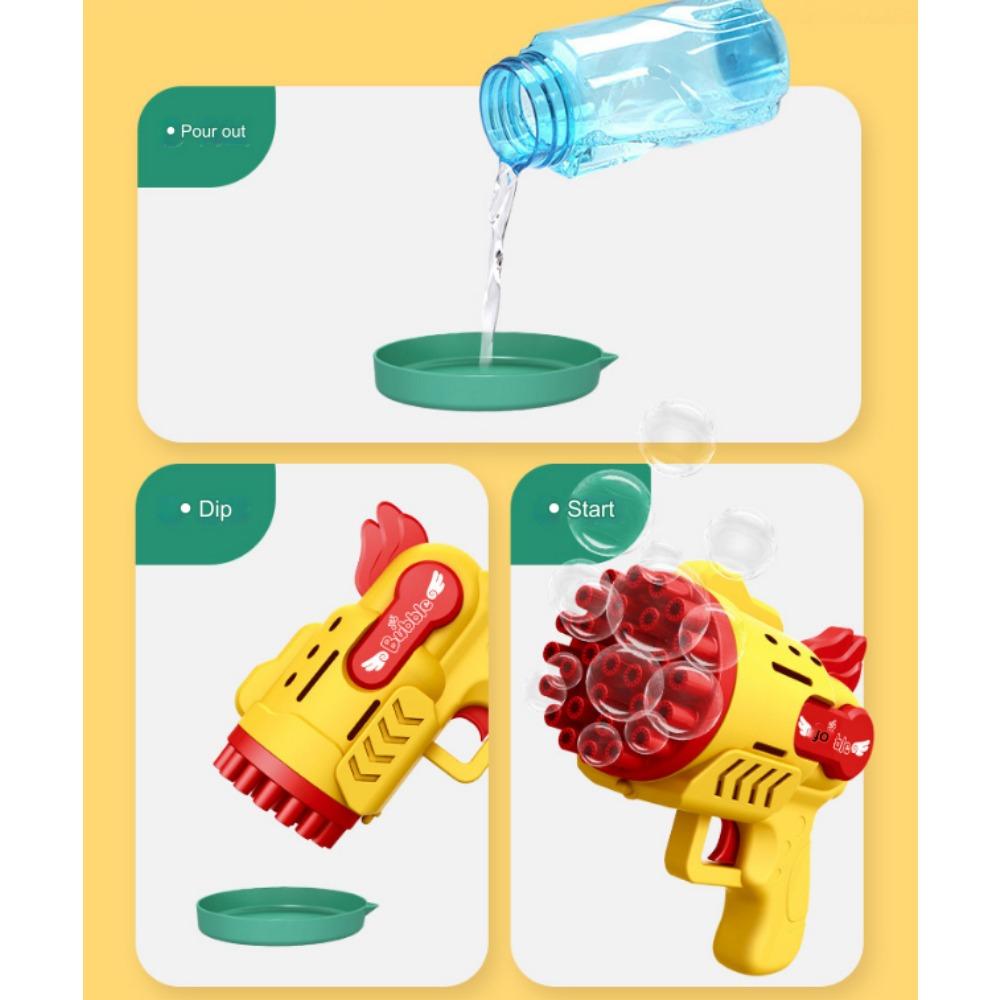 Bubble Machine Handheld  29 Hole Automatic Soap Bubble Machine  Summer Outdoor Toy Gift Boys Birthday Wedding Party  Gifts