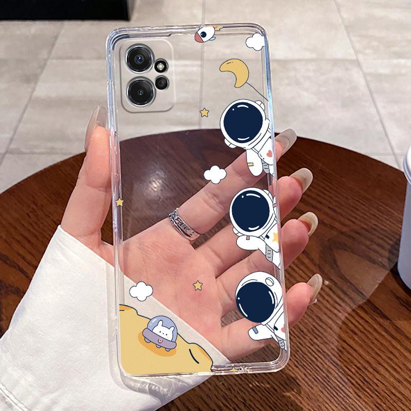 Jelly Casing For Motorola Moto G Power 5G 2023 Fundas Clear Silicone Soft TPU Back Cover Cute Cat Rabbit Heart Protective Case