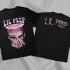 Lil Peep Rap Hip Hop Retro New Black Double Sided T-Shirt Unisex T-Shirt