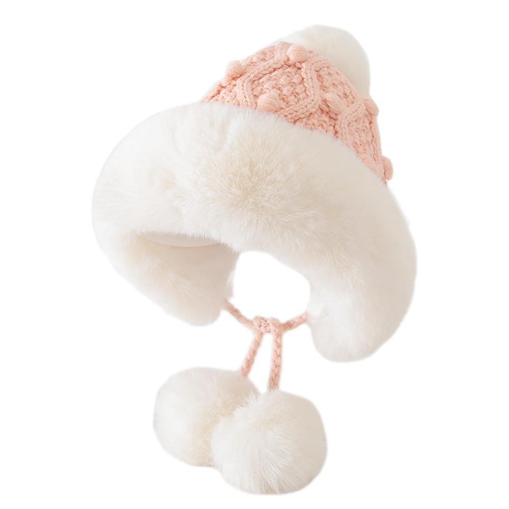 Windproof Skiing Cap Thicken Children Warm Cap Cute Ear Protection Hat Outdoors