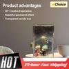 1/2 Stück DIY Kreatives Schnee-Landschaft Nachtlicht Schnee-Lampe Materialpaket DIY Handgemachte Weihnachtslicht-Bastelarbeiten Schnee-Nachtlicht Dekoration
