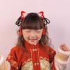 LED Glowing Hanfu Wig Headband Red Chinese Style Hair Hoop Retro Flower Tassel Hairband  Tang Suit