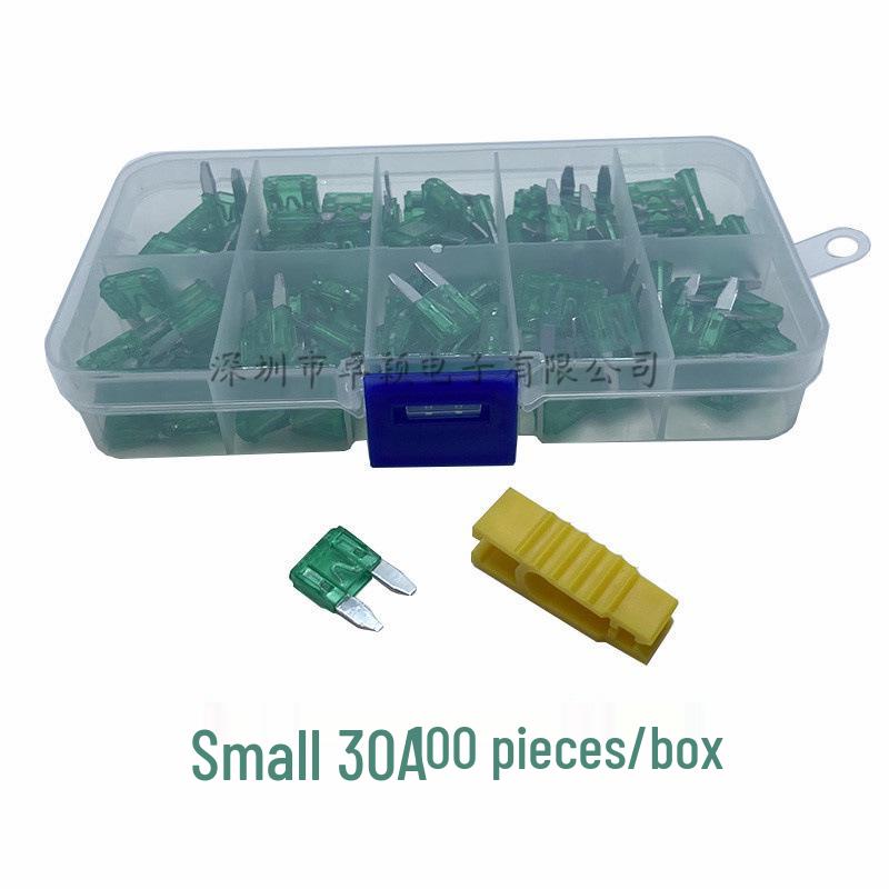 Car Fuse Box Set: Blade Fuses In Small, Medium, & Large (1A, 3A, 10A, 15A)