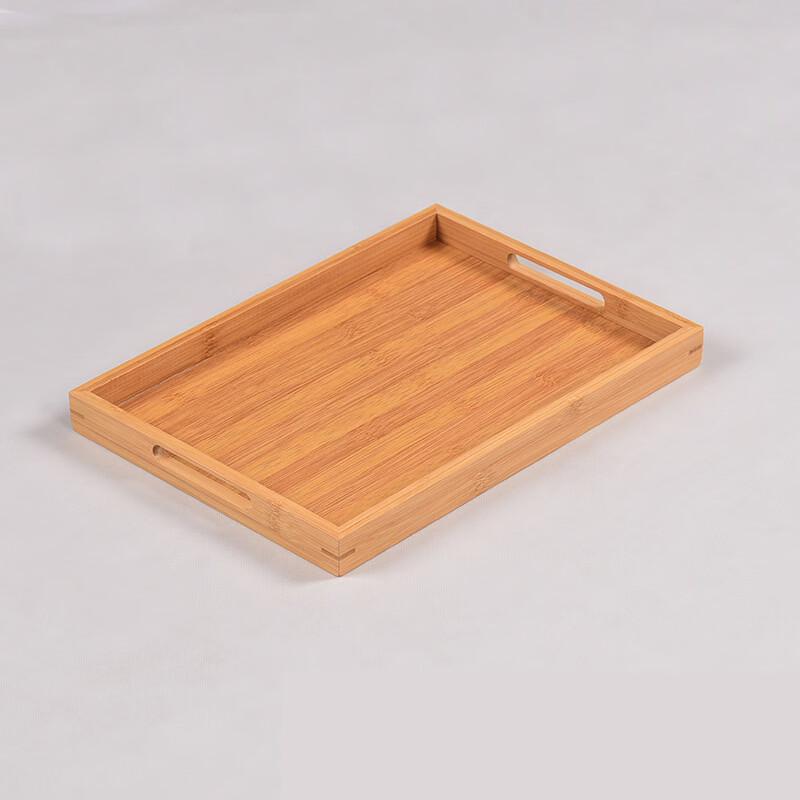ZISIZ Rectangular Bamboo Tea Tray