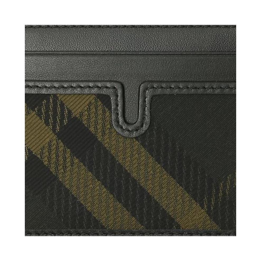 Burberry Jacquard Fine Twill Check Pattern Polyester Card Holder Men accessories Shadow 80984541