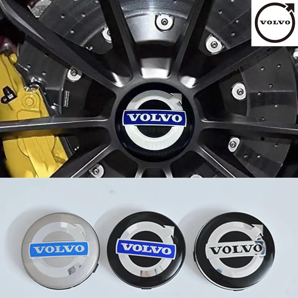 4Pcs 62mm is suitable for Volvo XC90 C70 V50 automobile hub center cover logo cover luxury hub cover auto parts decoration. JF3