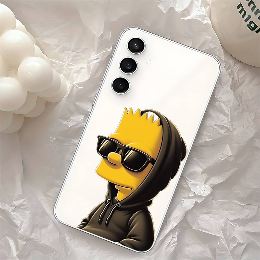 

Funny H-The Simpsons-S Phone Case For Samsung Galaxy Transparent Cover A52 A12 A51 S21 Edge S22ULTRA S23 S24 S20LITE Plus Ultra A52