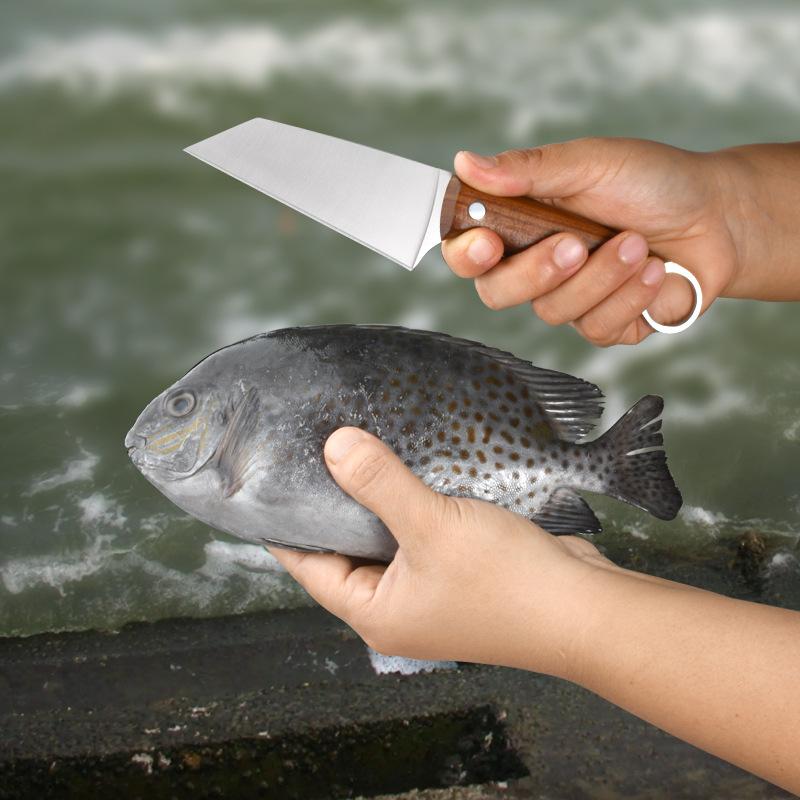 5Cr15 Stainless Steel Kitchen Knife Slicing Knife Fish Knife Meat Cleaver Cooking Tool