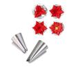 Cupcake Stainless Steel Pastry Tips Icing Piping Nozzles Baking Mold Flower Nozzle Ice Cream Tool