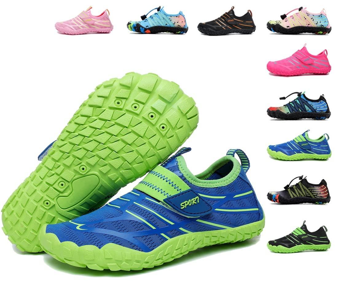 

Marine Kids Water Quick Beach Aqua Water Easy to Carry [ziitop] Shoes, Shoes, Children, Lightweight, Breathable, Drying, Anti-Slip, Snorkeling, Boys,