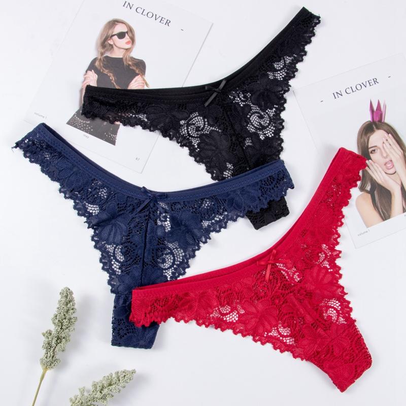 Chiloți cu flori Slip G-String Chiloți de damă cu talie joasă Tanga Intimate Lenjerie de dormit Lenjerie Lenjerie de corp Tanga Calcinhas Bragas
