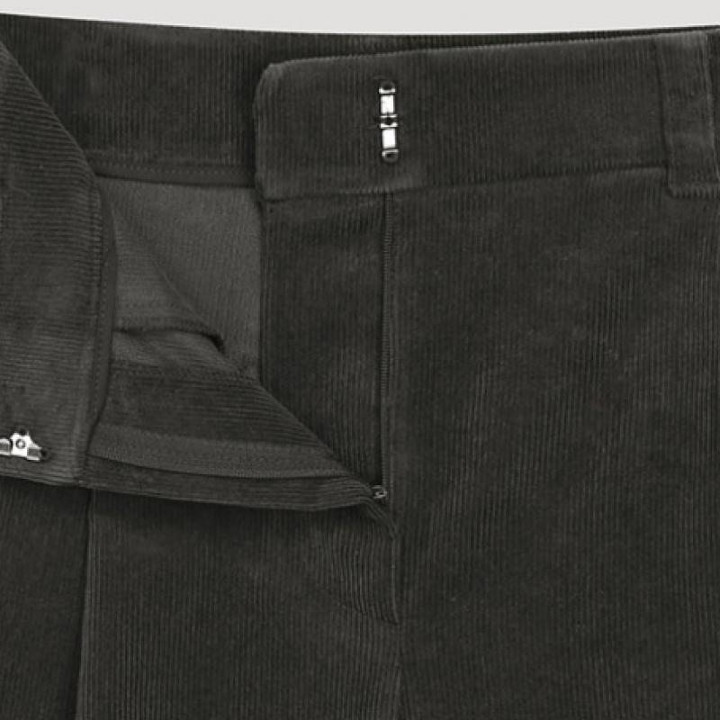 Ea S miSS  Pantaloni largi din catifea cu o singură pliură SwwSlo42860 Dg