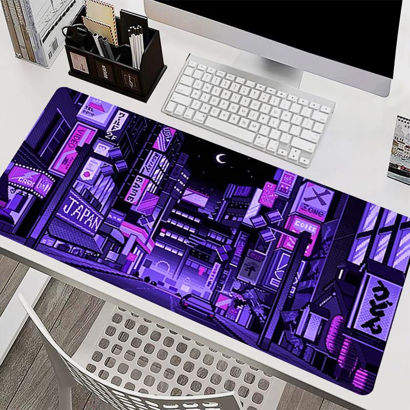 Kawaii Mouse Pad Large Xxl Gaming Pad Low Pixel Anime Desk Mat Computer Accessories Nonslip Gamer Keyboard Pad Rubber Mousepad