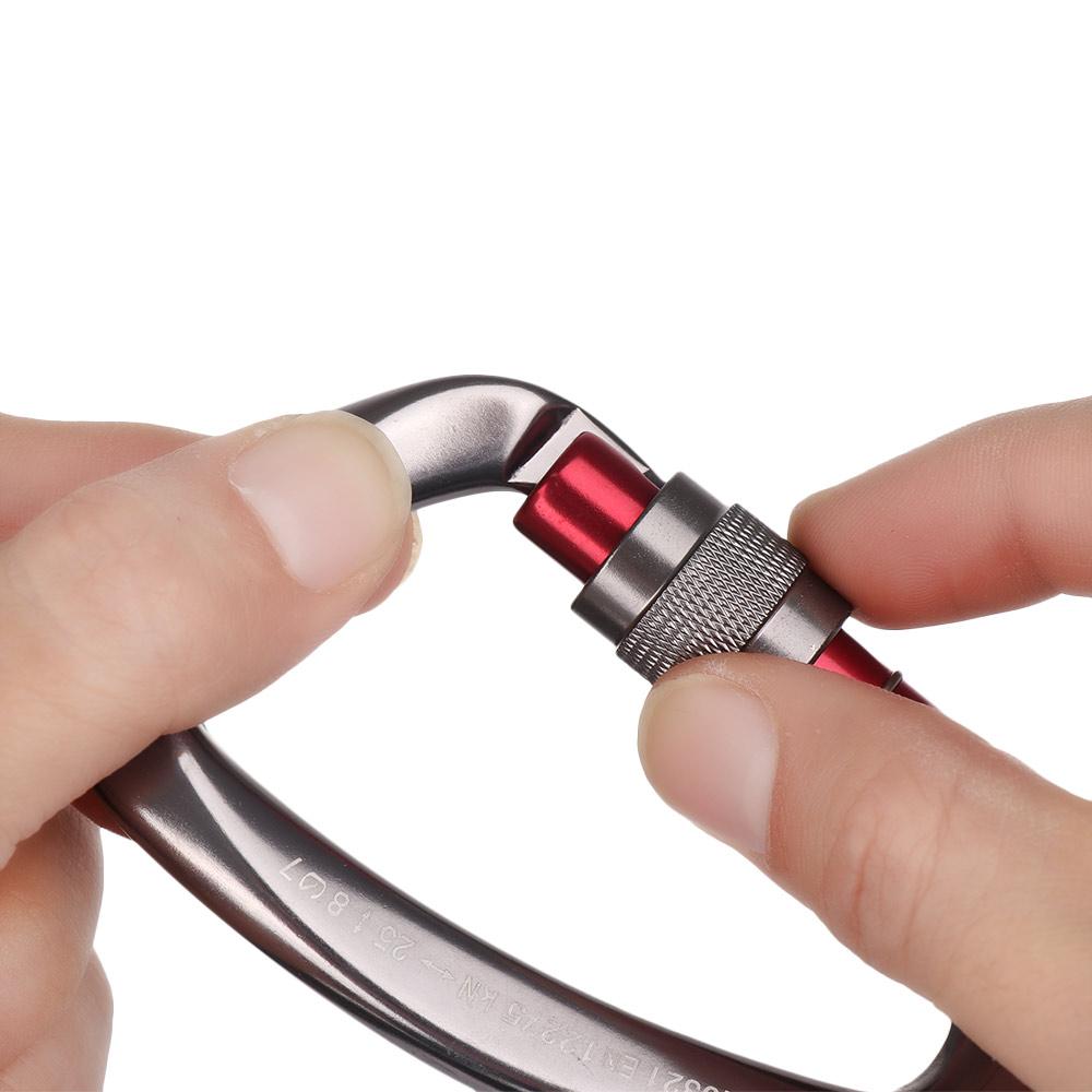 Bergsteigen Schutzausrüstung Sicherheit Master Lock Klettern Schlüsselhaken Professioneller Karabiner