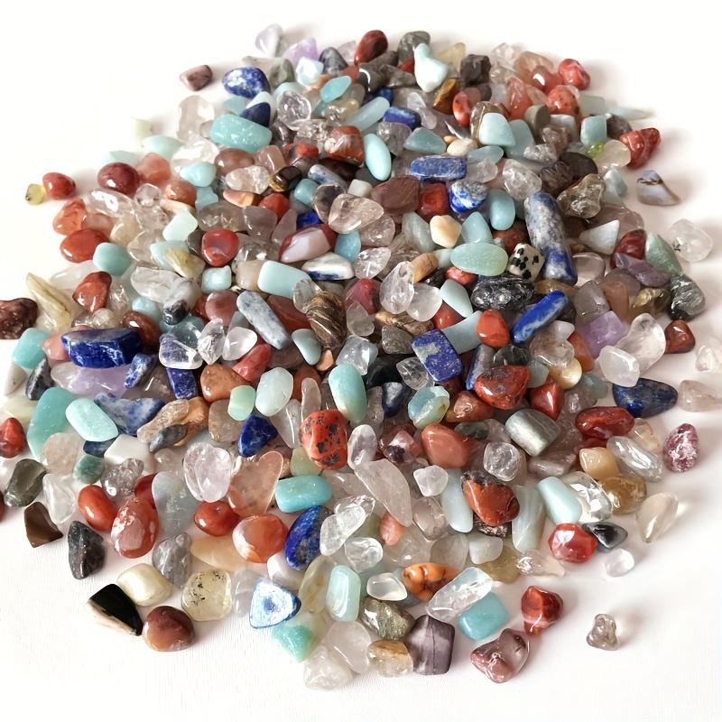 50g/bag Natural Mixed Colorful Crushed Stones - Perfect for Aquarium Fish Tank Decoration!