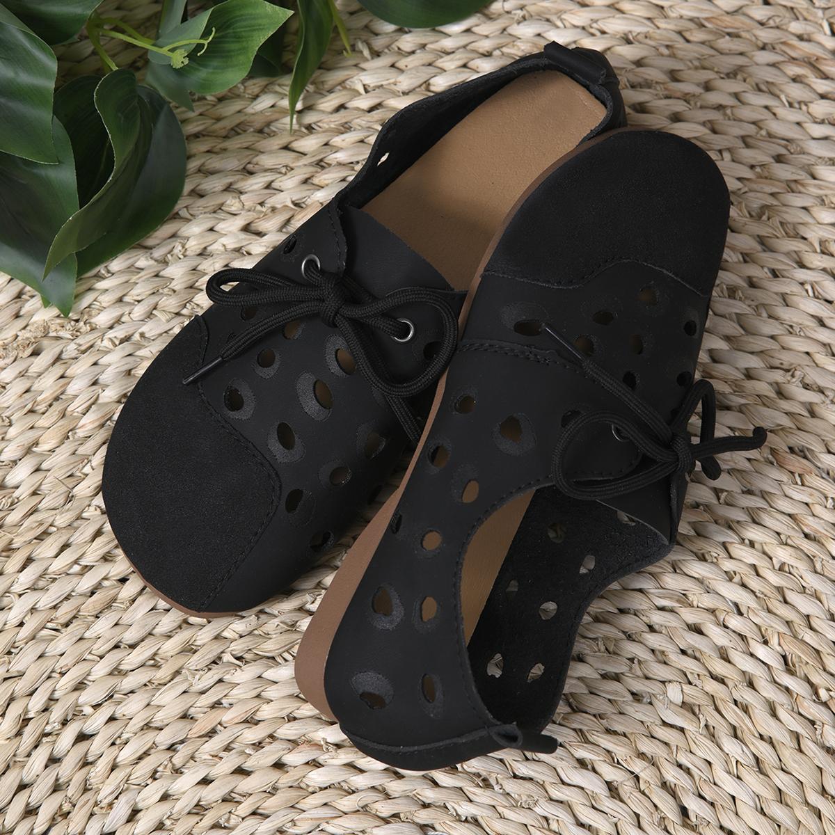 

Обувь для женщин на плоской подошве Mokasin Летние женские сандалии Slip-on Barefoot Round Toe Hollow Comfortable Soft White Cheap Распродажа 43 чёрный