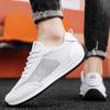 Fashion Men's Casual Sports Shoes Mesh Breathable Casual Shoes Wear-resistant Tennis Basketball Shoe Lightweight White Mens Sports Shoes